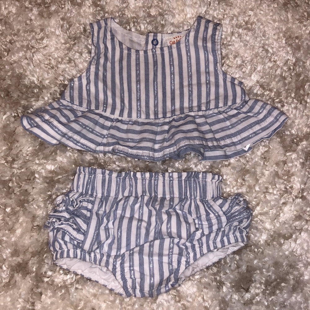 Two piece summer newborn outfit!